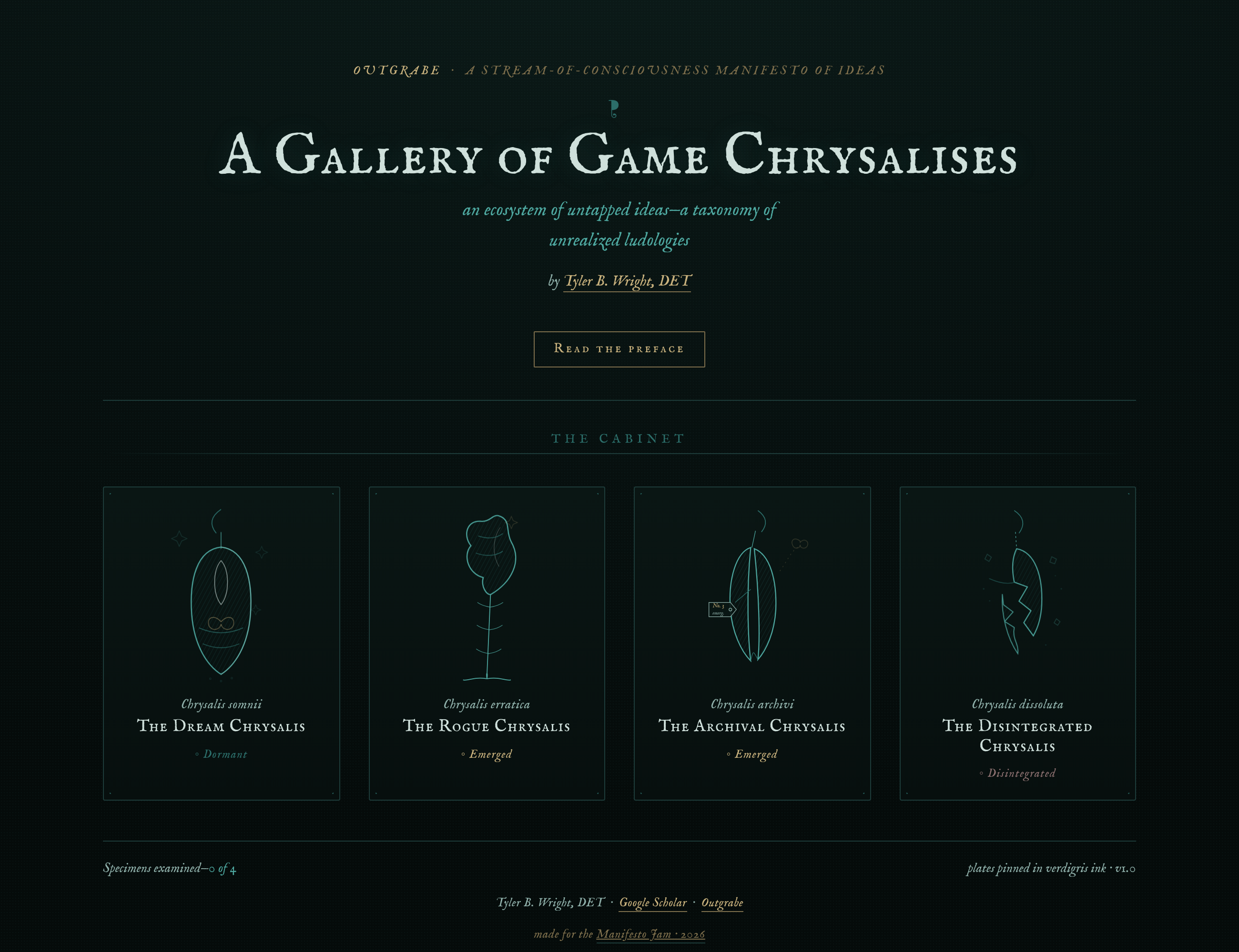 Screenshot 3 for A Gallery of Game Chrysalises