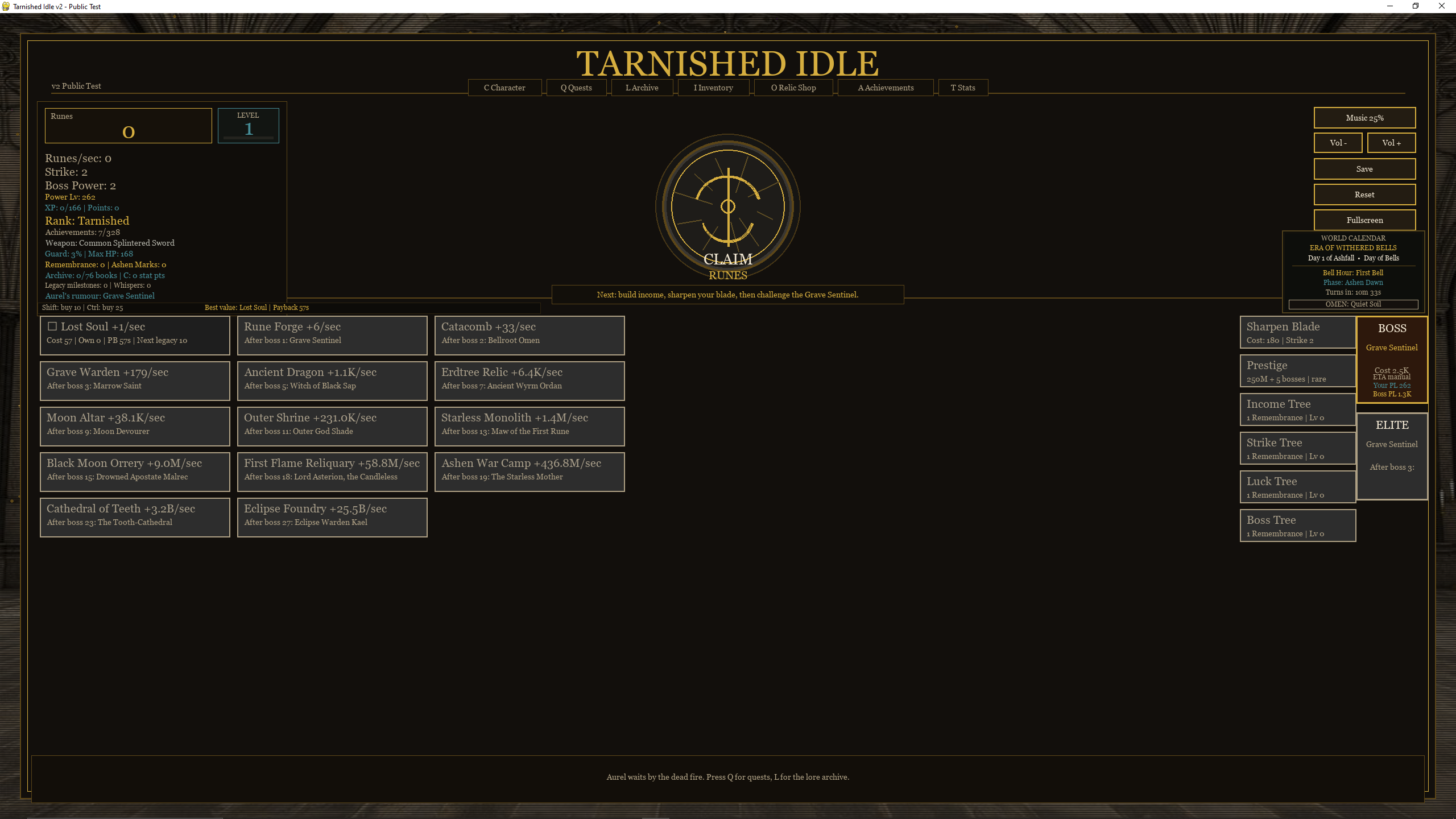 Screenshot 2 for Tarnished Idle