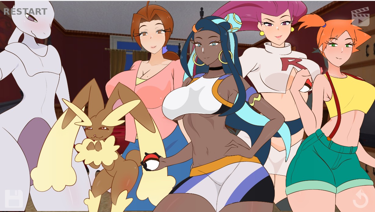 Screenshot 2 for BANG EM ALL 3 - Pokemon NSFW Hentai adult game
