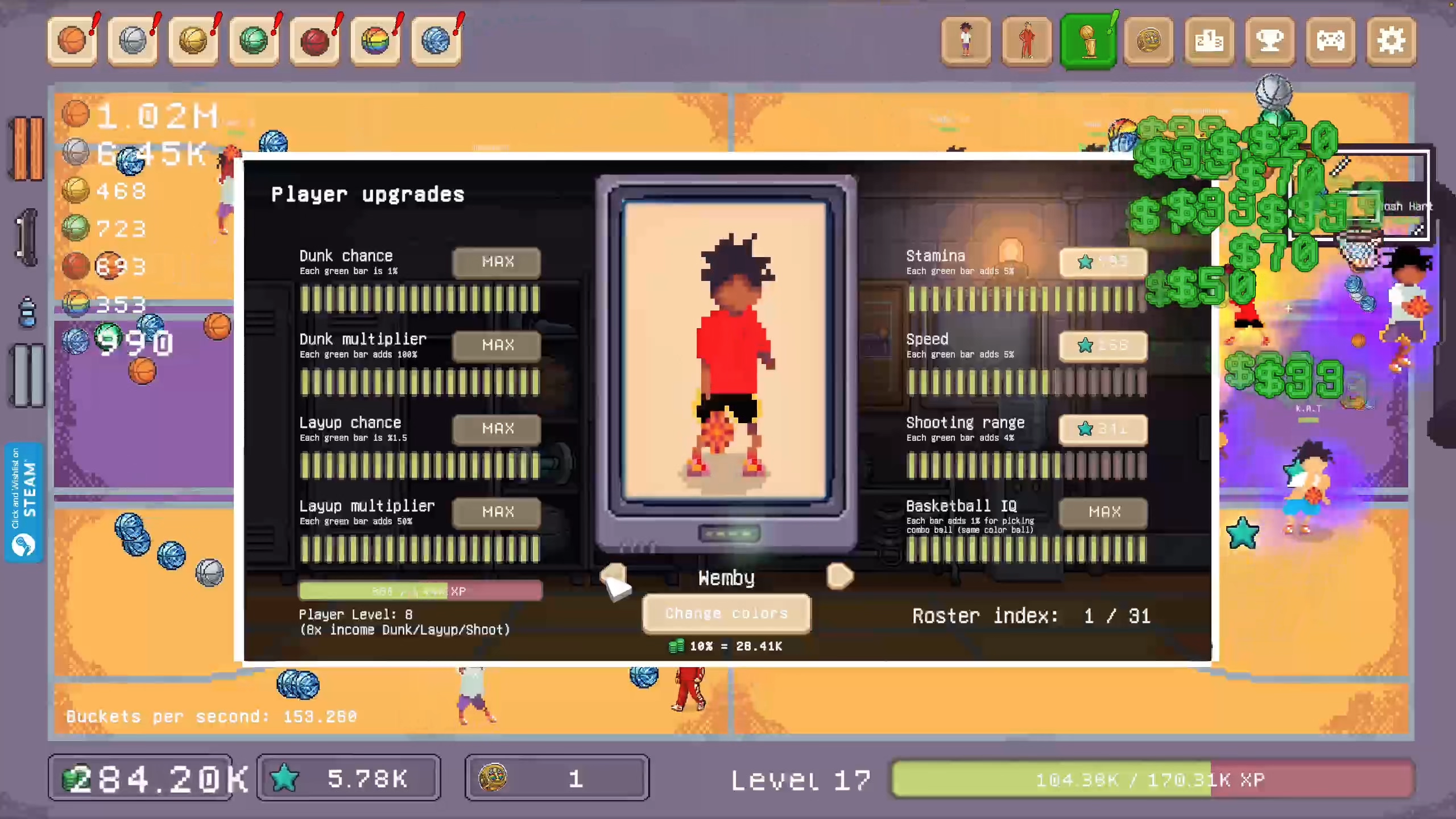 Screenshot 9 for Swish Ball Clicker Demo Update