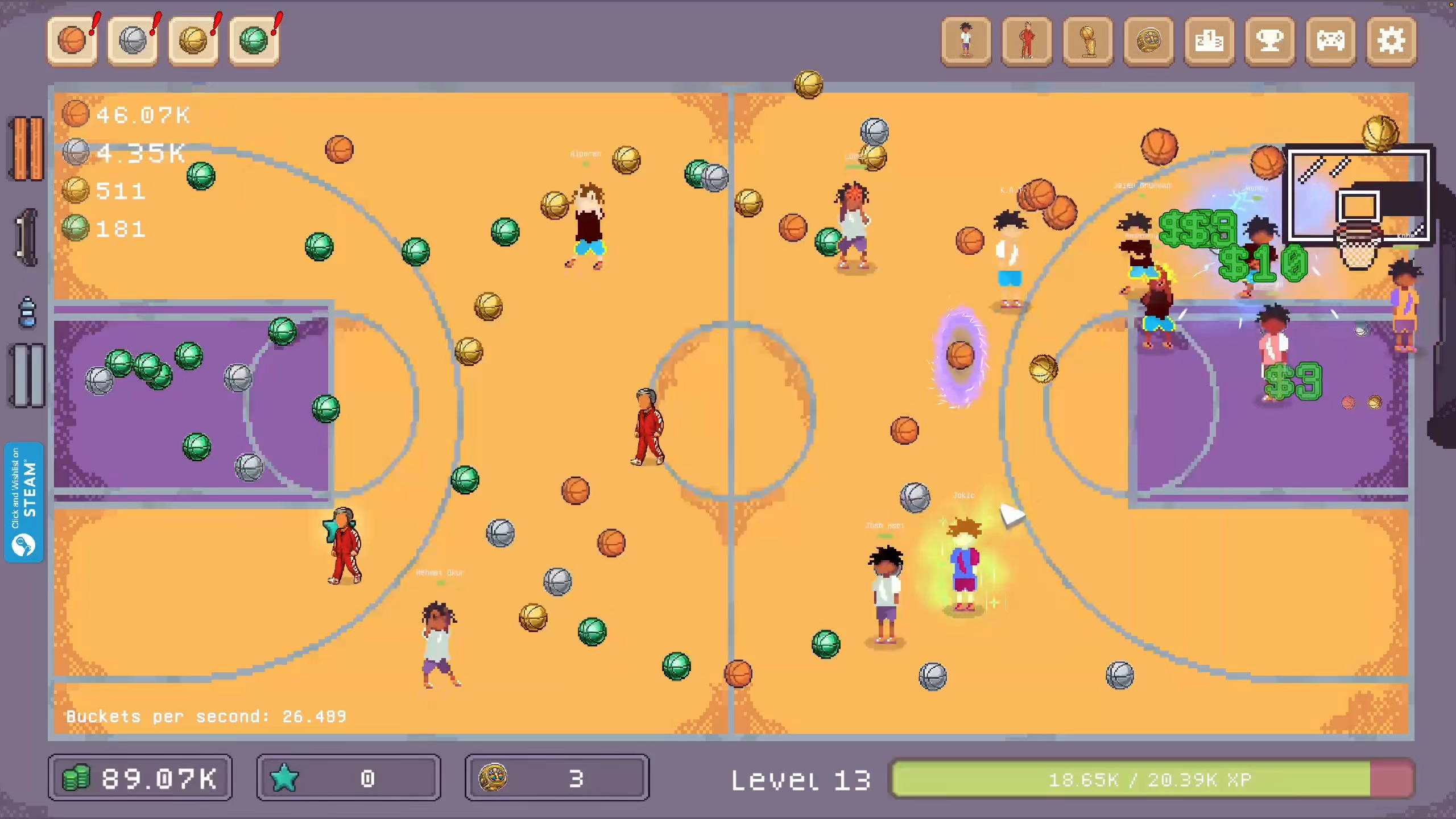 Screenshot 2 for Swish Ball Clicker Demo Update