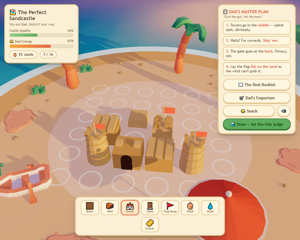 Screenshot 2 for The Perfect Sandcastle