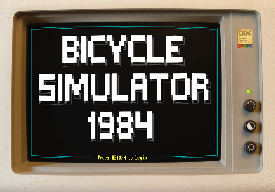 Cover image for Bicycle Simulator 1984