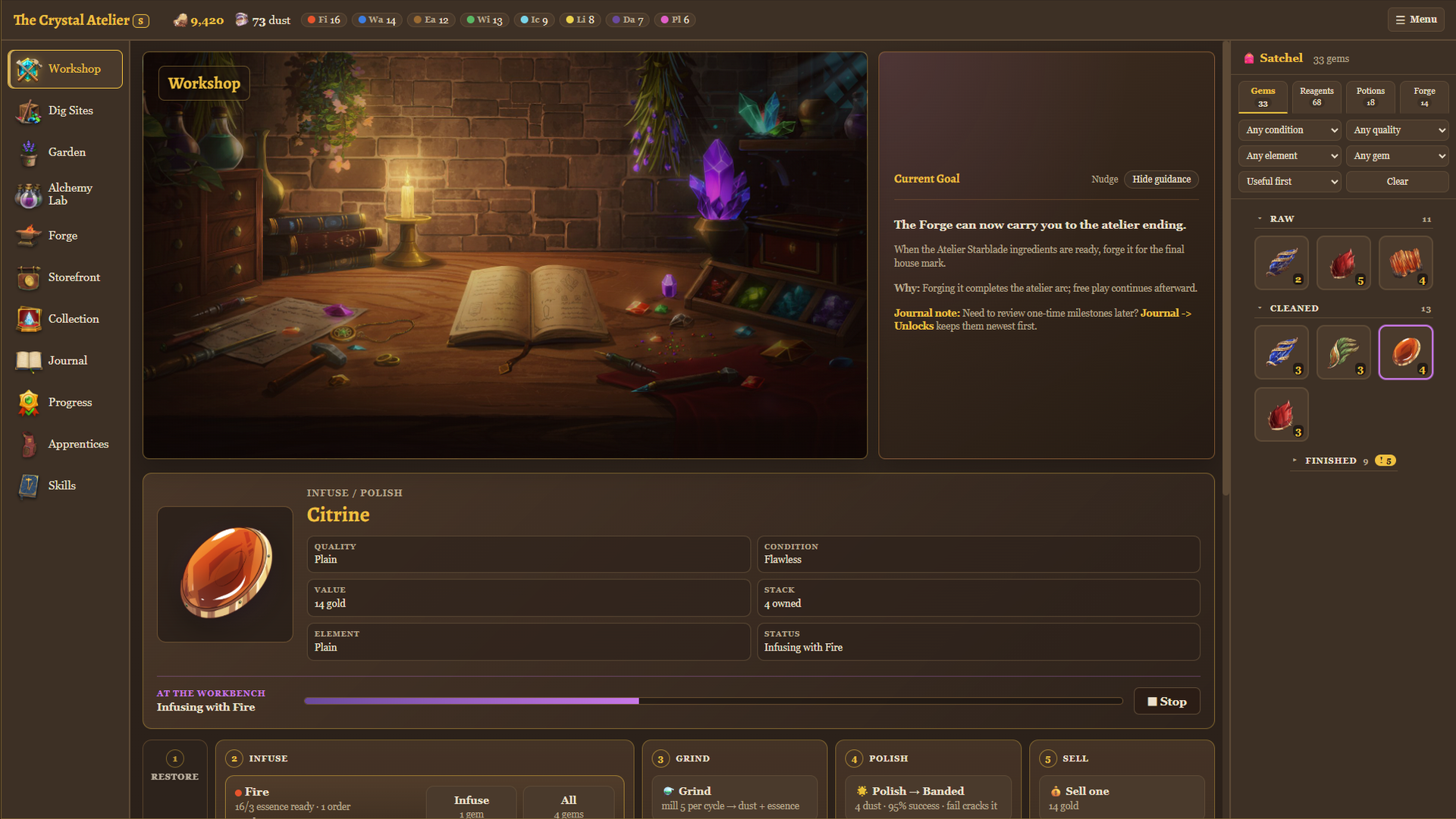 Screenshot 3 for The Crystal Atelier