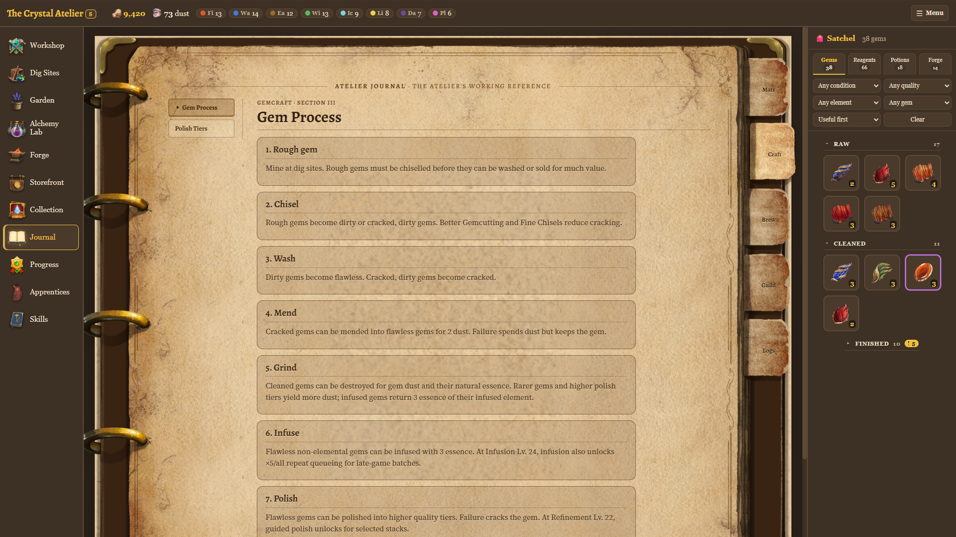 Screenshot 4 for The Crystal Atelier