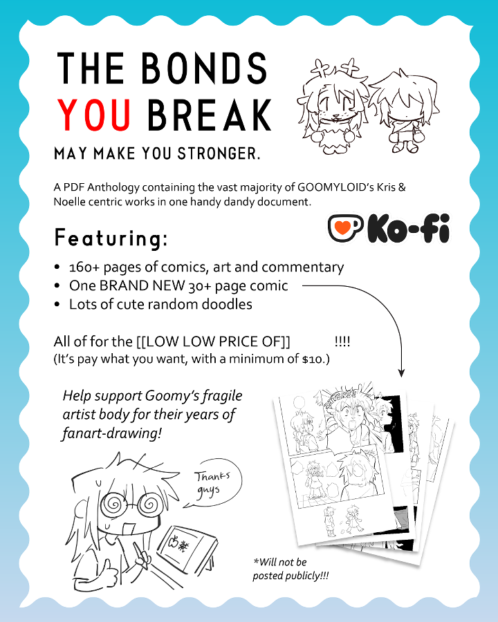 Screenshot 3 for THE BONDS YOU BREAK: A Kris & Noelle Centric DELTARUNE Anthology