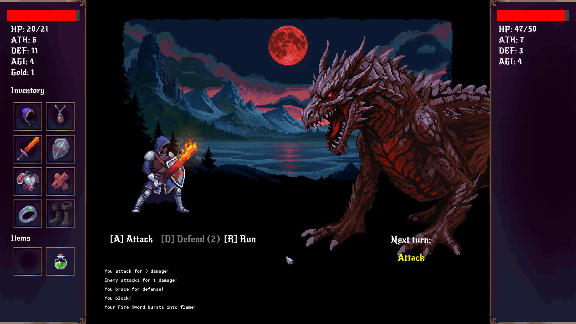 Screenshot 7 for Knight on Fire Demo
