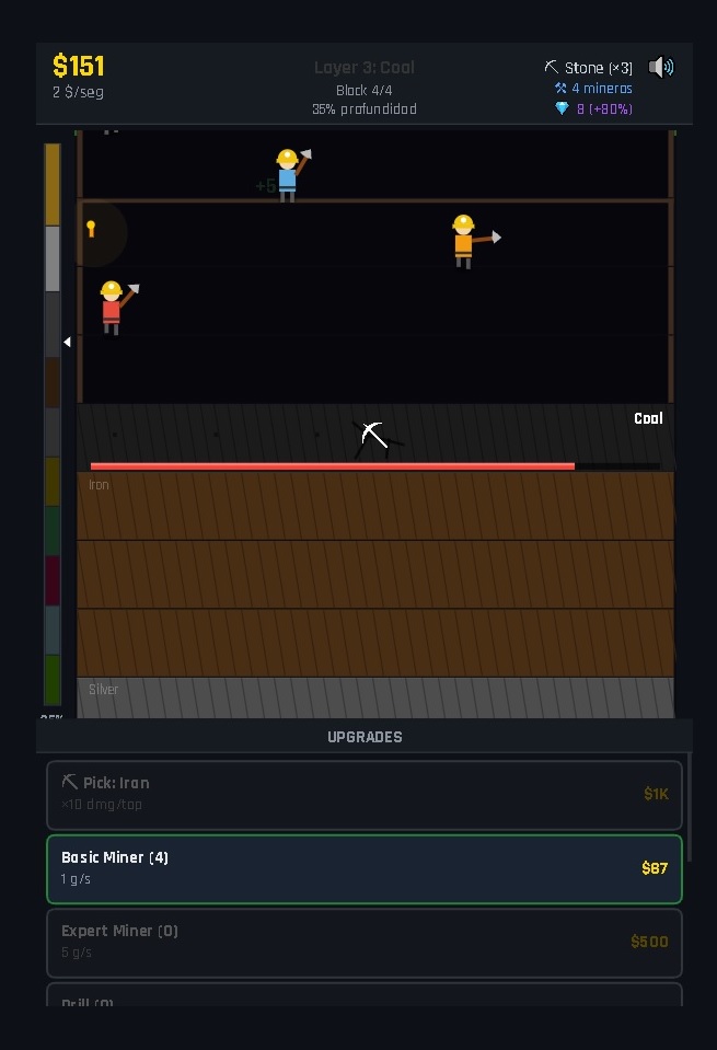 Screenshot 2 for Idle Miner