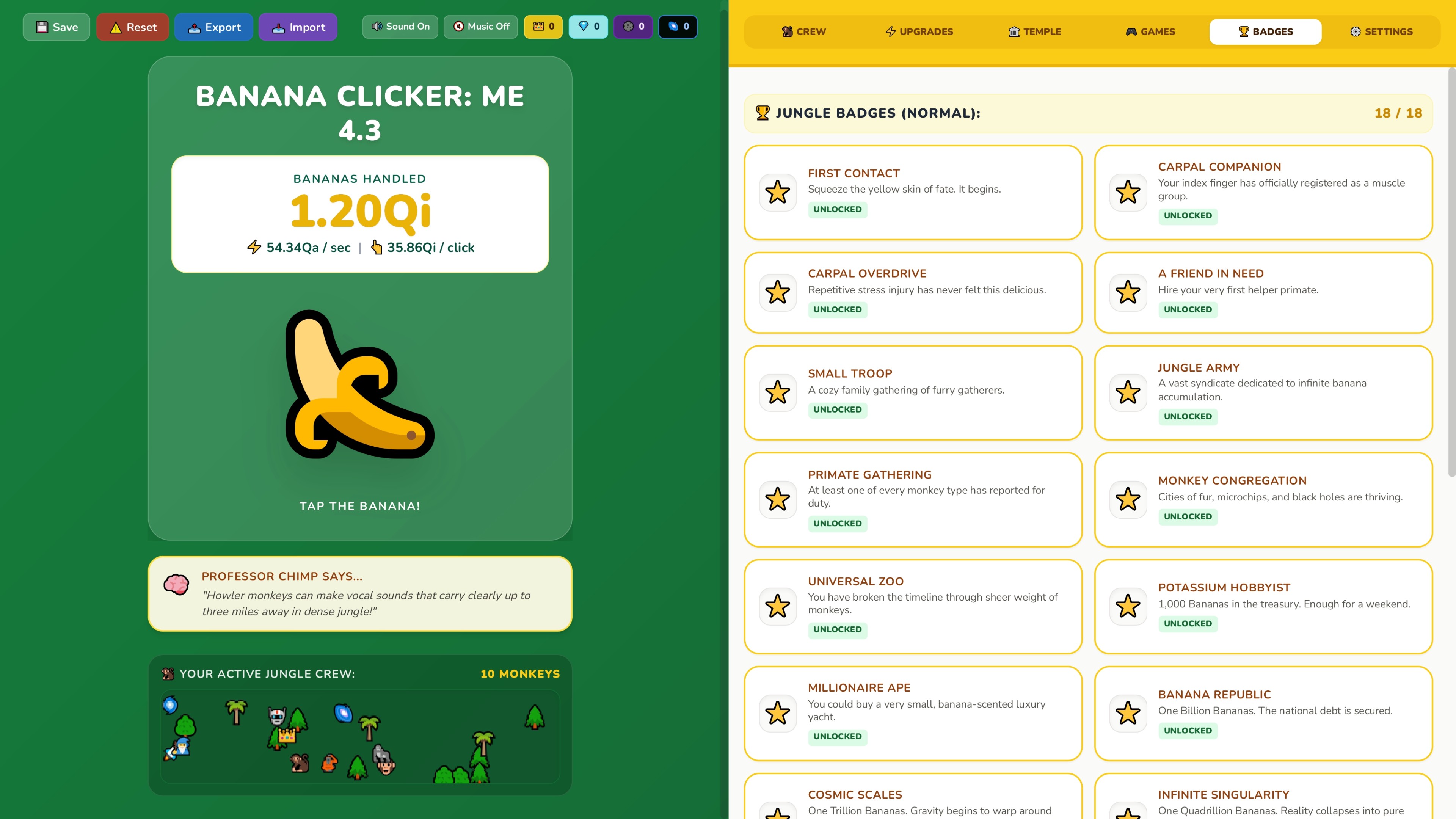 Screenshot 5 for Banana Clicker: Master Edition
