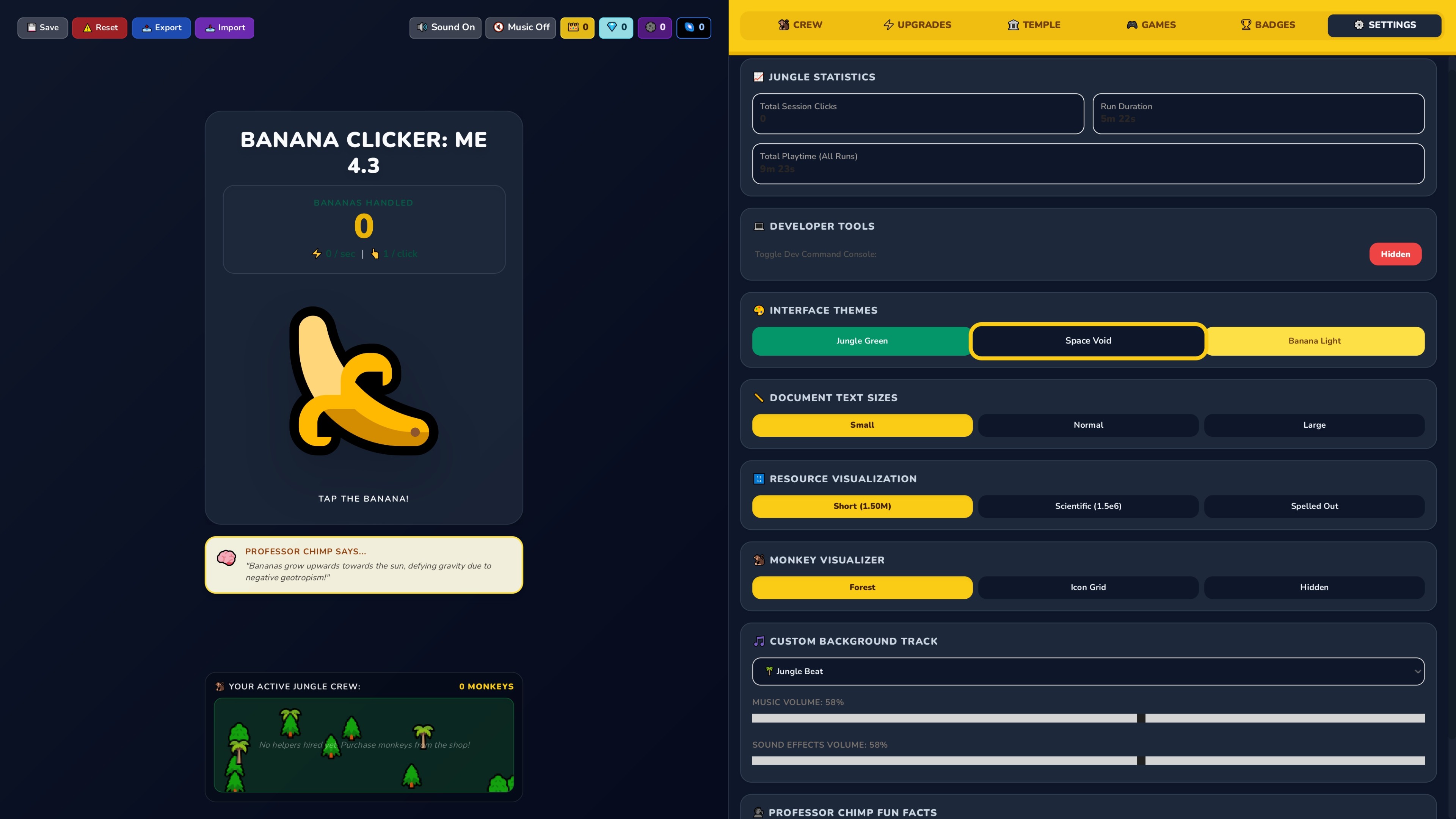 Screenshot 2 for Banana Clicker: Master Edition
