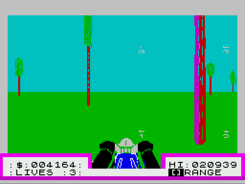 Screenshot 3 for Death Chase Faster (ZX Spectrum)
