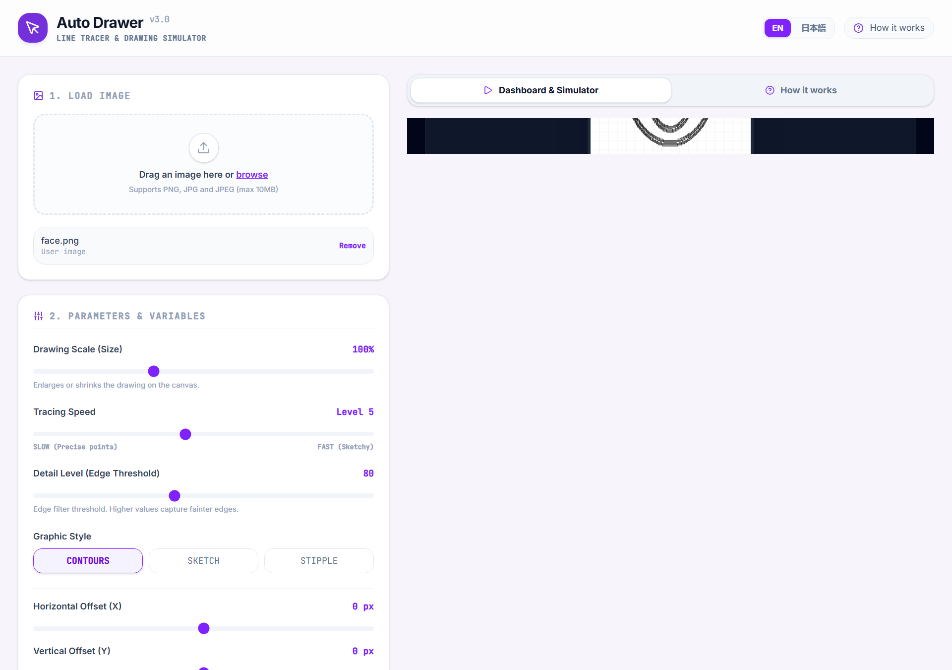 Auto Image Drawer — Watch your image draw itself. by nosense_3d