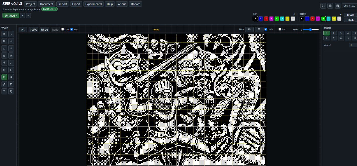 Screenshot 7 for Spectrum Experimental Image Editor (SEIE)