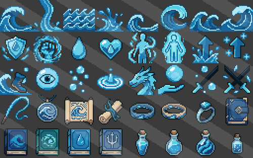 Water Icon Boadmaker Elements - Water Icons Release! - Water Icons (skills, abilities and ...