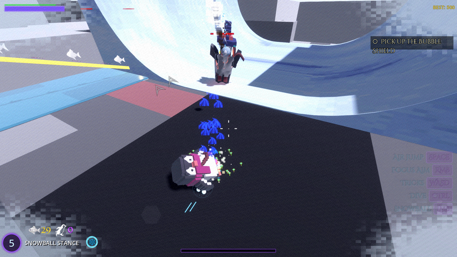 Screenshot 3 for SlidefyingBadaBoom Penguin through a Slipstream: Rise of the Penguins 3