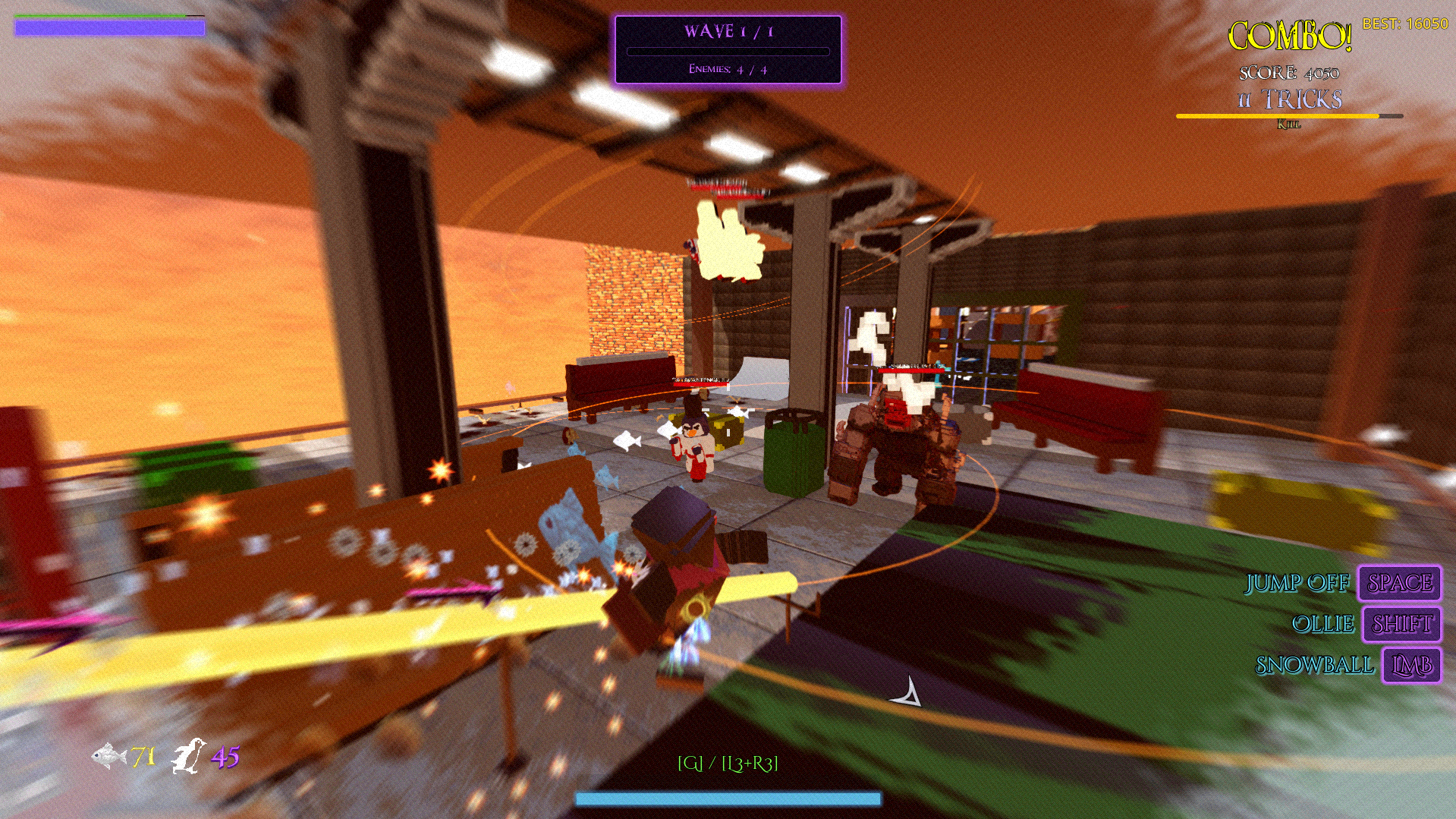 Screenshot 5 for SlidefyingBadaBoom Penguin through a Slipstream: Rise of the Penguins 3