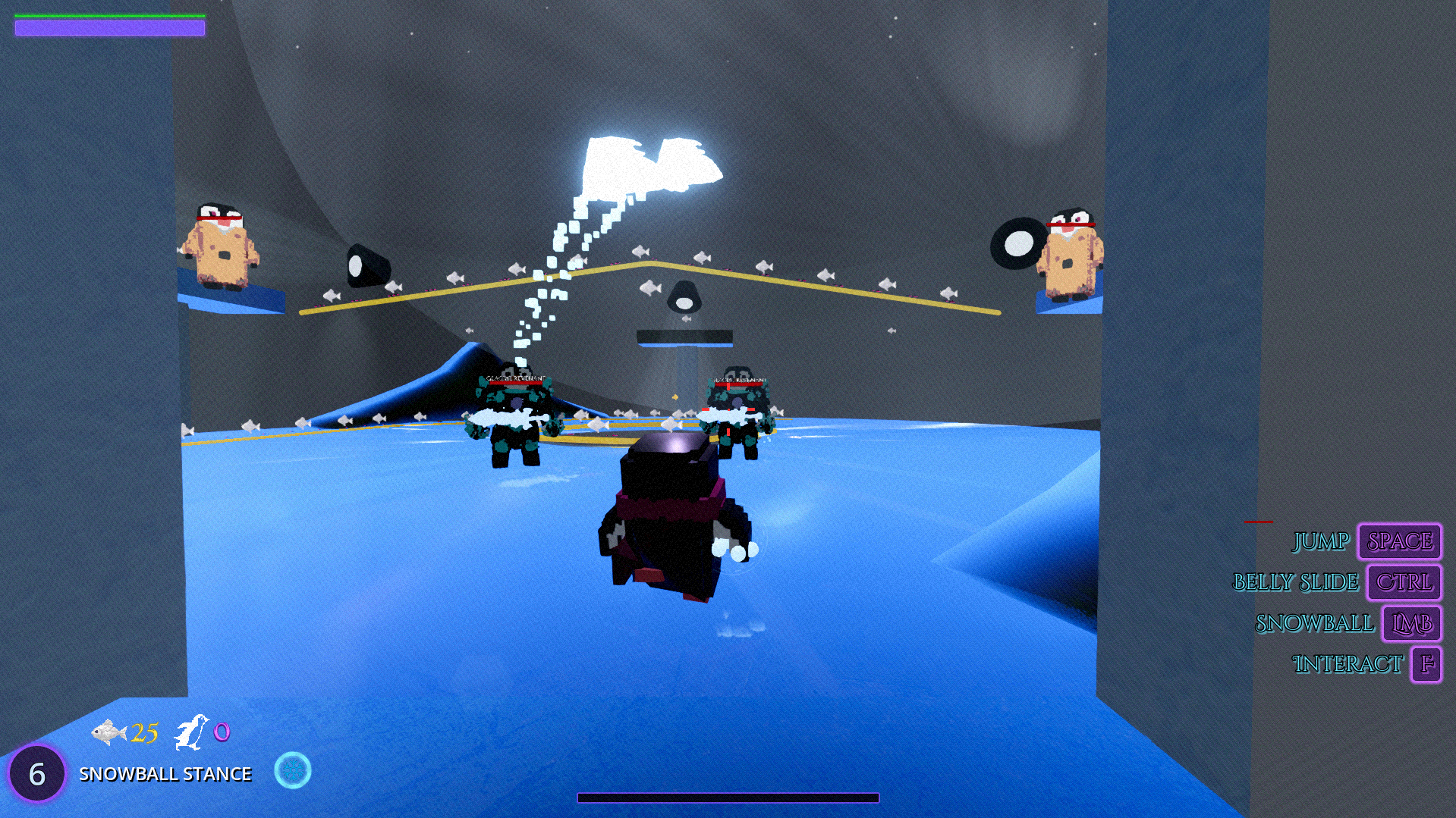 Screenshot 4 for SlidefyingBadaBoom Penguin through a Slipstream: Rise of the Penguins 3