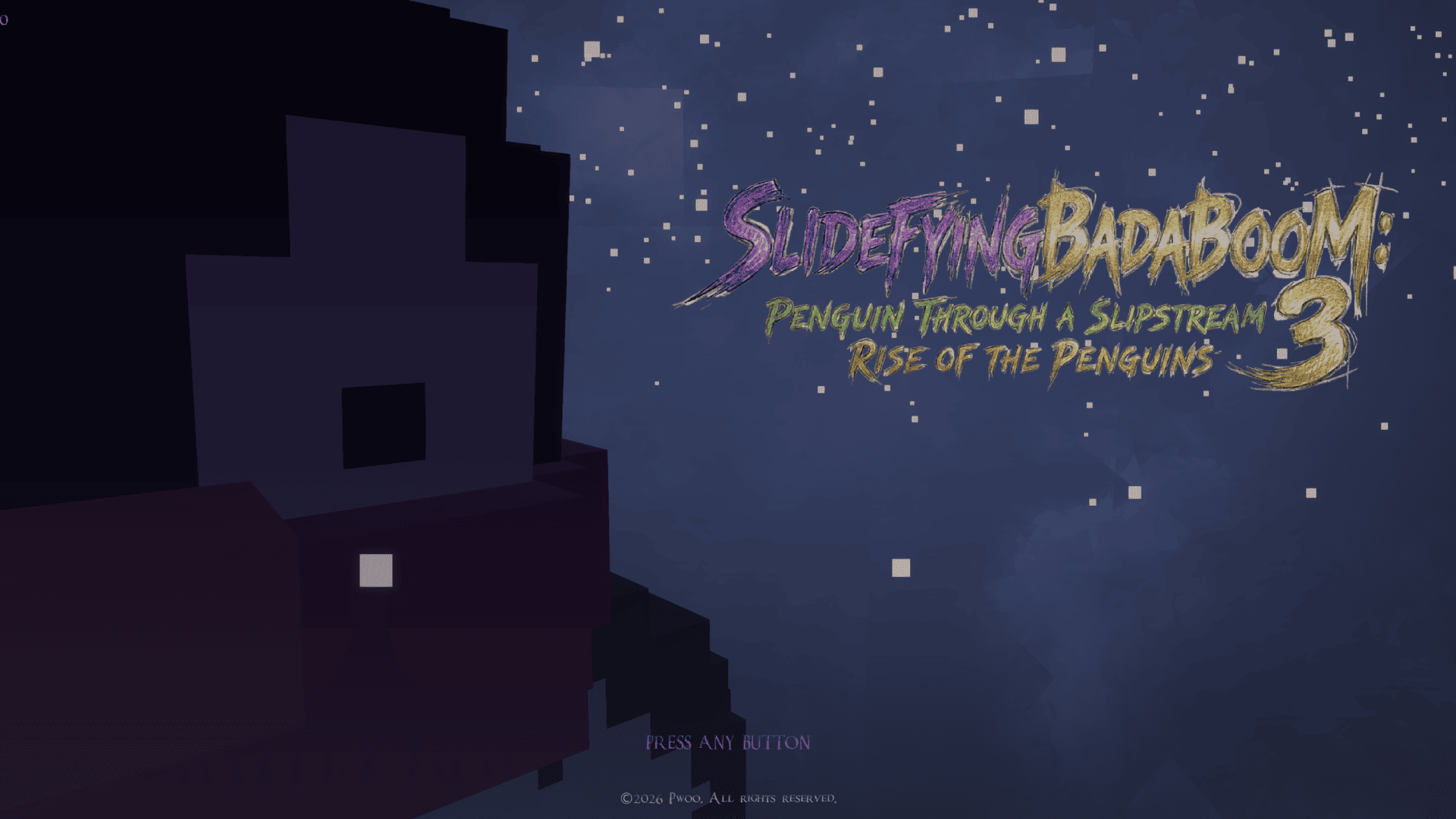 Screenshot 2 for SlidefyingBadaBoom Penguin through a Slipstream: Rise of the Penguins 3