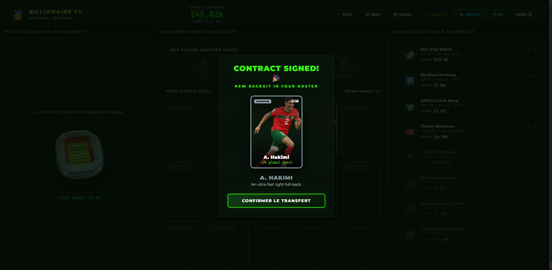 Screenshot 2 for Football Club Tycoon - Road to Billionaire !