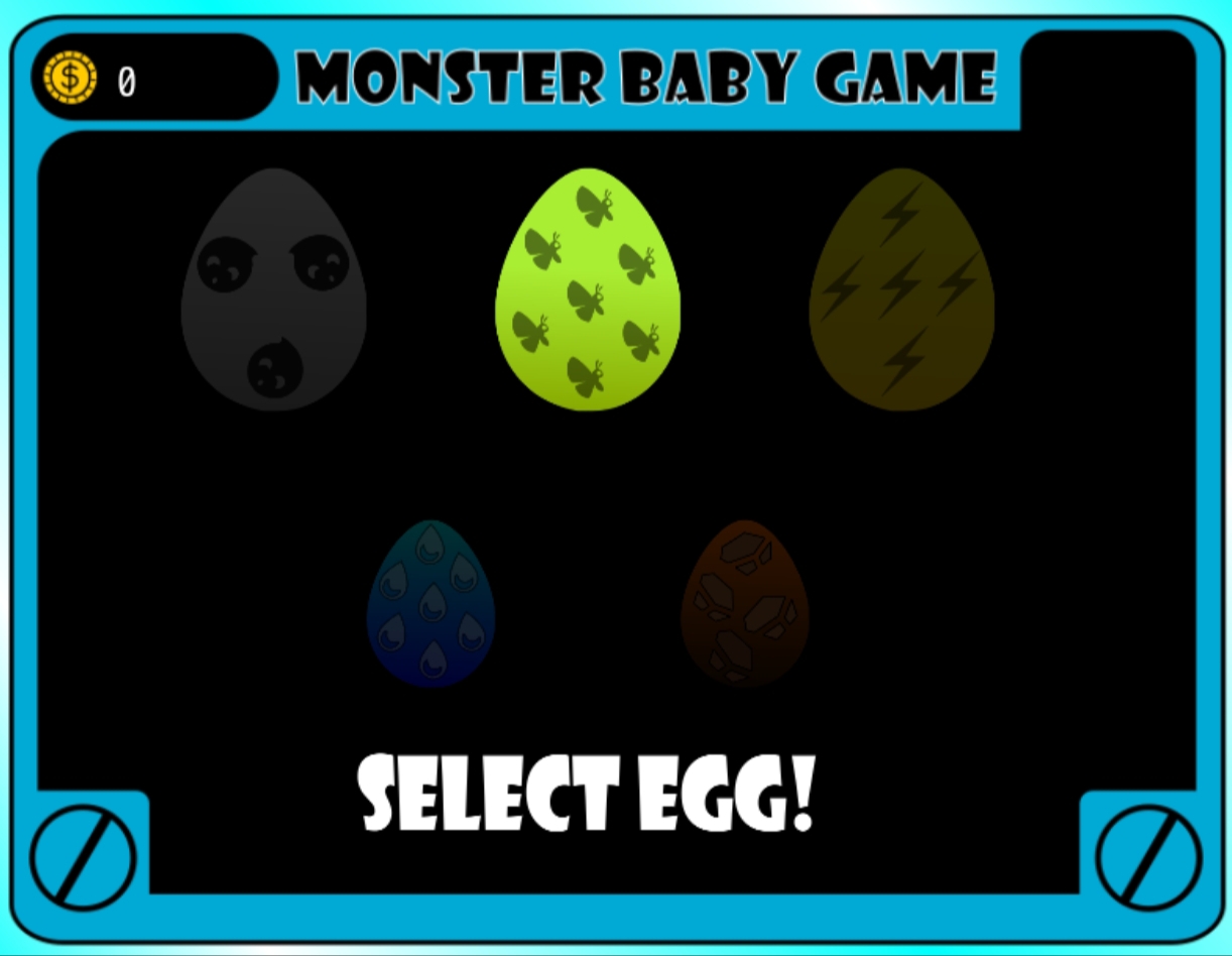 Screenshot 4 for Monster Baby Game (Prototype)