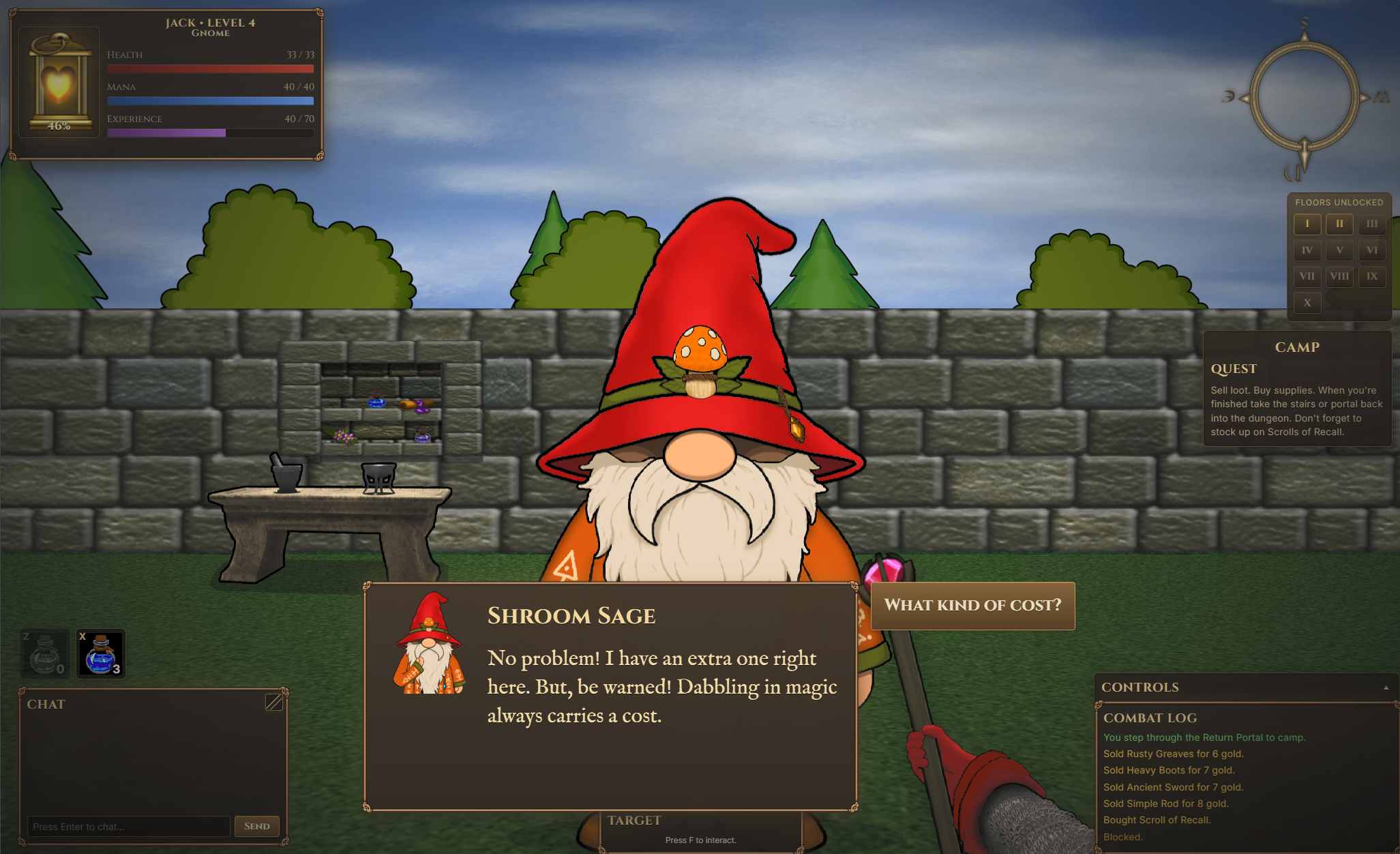 Screenshot 5 for Heart Light ♦ Knight of the Gnomes ♦ Demo