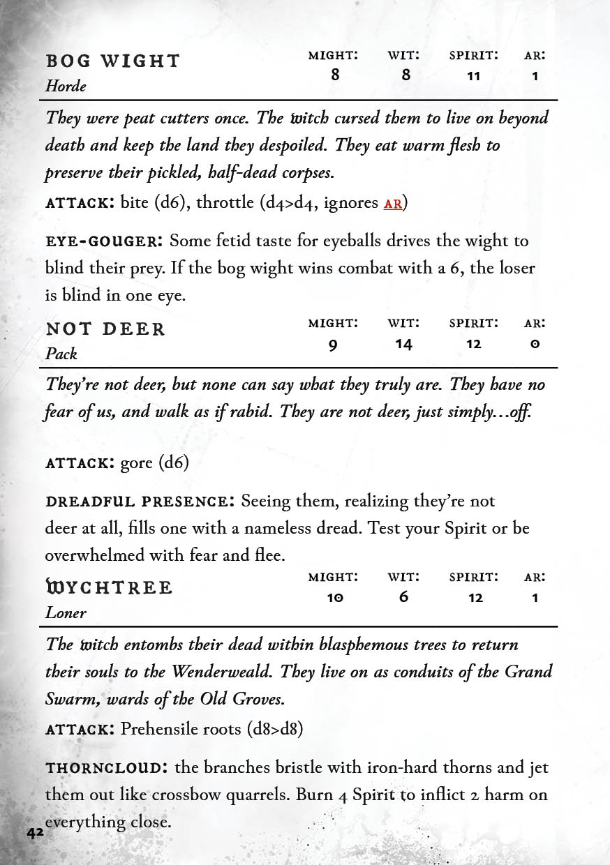 Screenshot 7 for Witches of the Wenderweald: Basic Rules