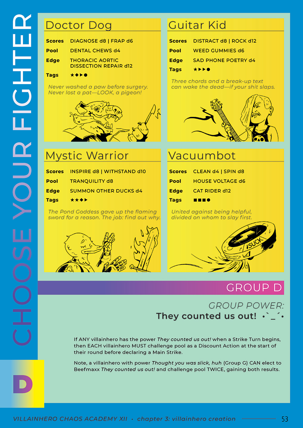 Screenshot 2 for VILLAINHERO CHAOS ACADEMY XII: pages 53–54