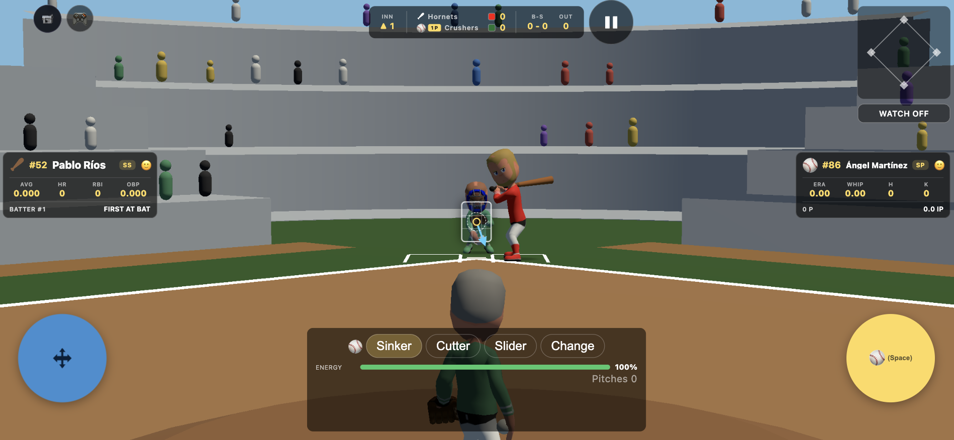 Screenshot 2 for Diamond Baseball Stars