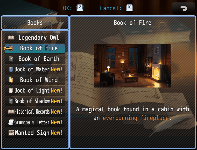 Screenshot 2 for [CGMZ] Lore for RPG Maker MZ
