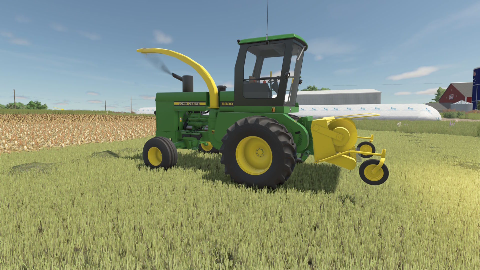 Screenshot 5 for FS25 John Deere 5830 Forage Harvester