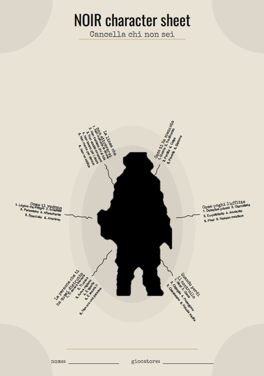 Screenshot 2 for NOIR Character sheet (italiano)