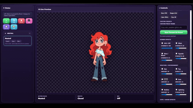 Screenshot 3 for Runella PNGTuber Engine
