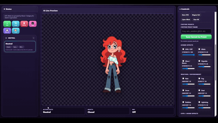 Screenshot 4 for Runella PNGTuber Engine