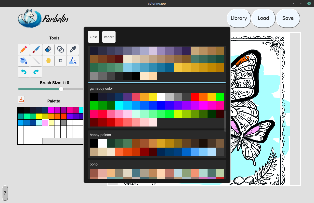 Screenshot 6 for Farbetin - Coloring Book App (demo)