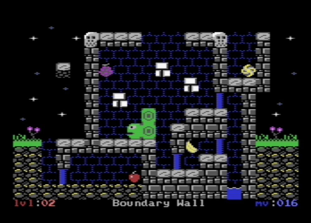 Screenshot 3 for Gravity Snake (C64)