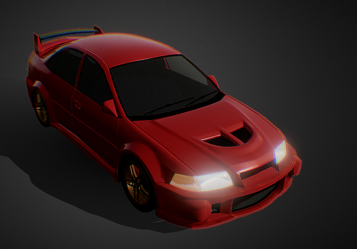 HIGH-POLY RALLY CAR by EgorZuyev