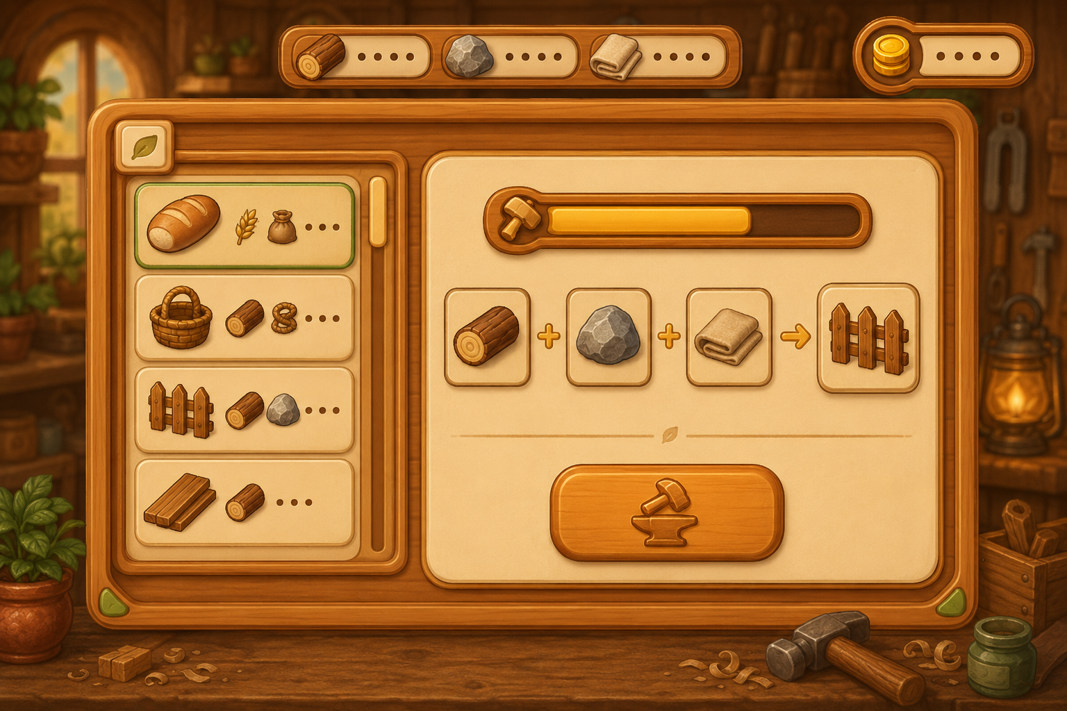 Cozy Farming UI Kit — Pack 05: Full Screens Is Here! - Cozy Farming UI ...