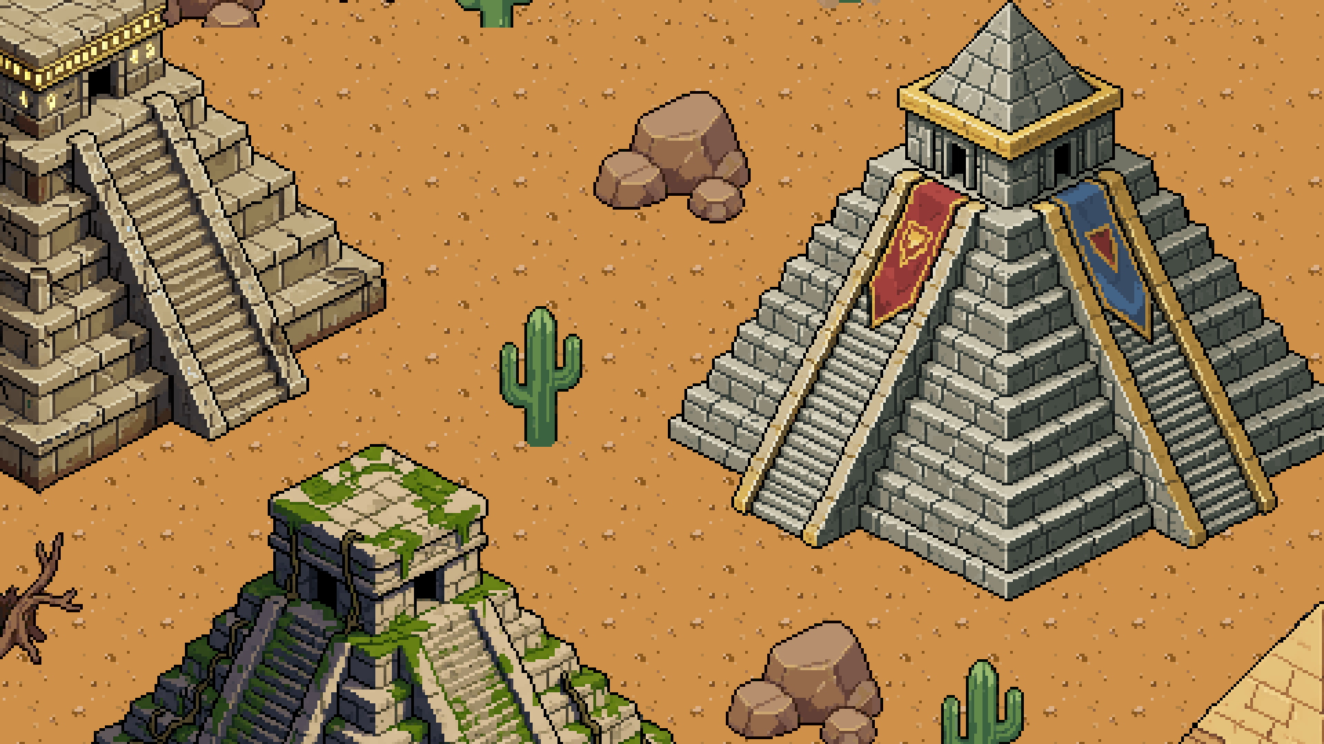 Ancient Pyramid Pack – 12 Pixel Art Structures by MutterPixel Studio
