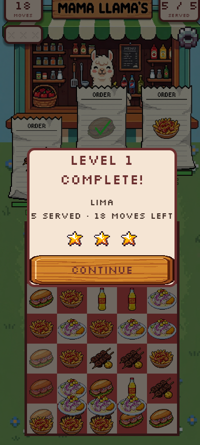 Screenshot 5 for Mama Llama's Food Cart Adventures - Full Game