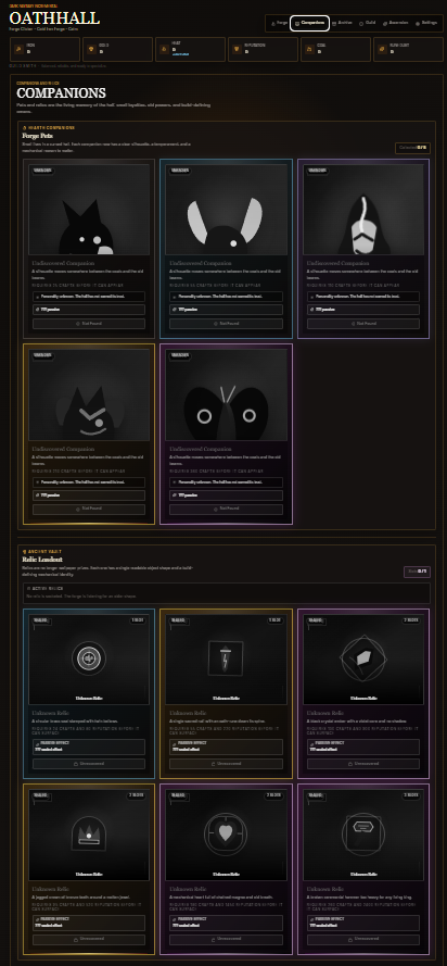 Screenshot 3 for OATHHALL: Forge Clicker