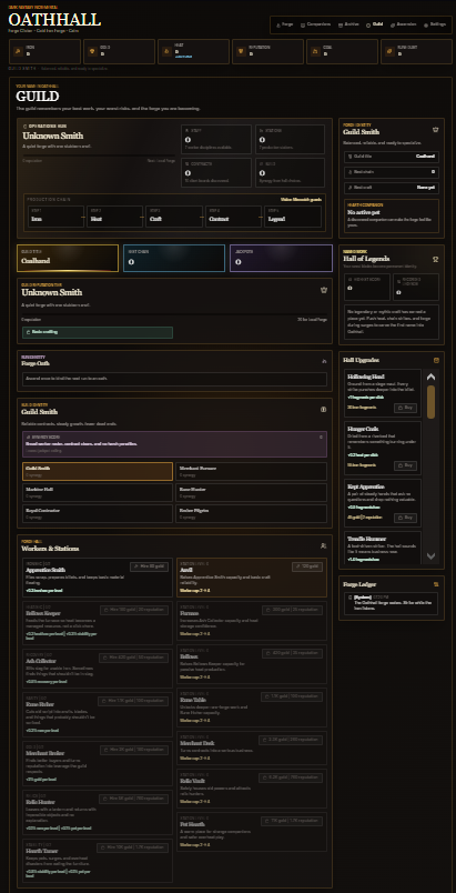 Screenshot 4 for OATHHALL: Forge Clicker