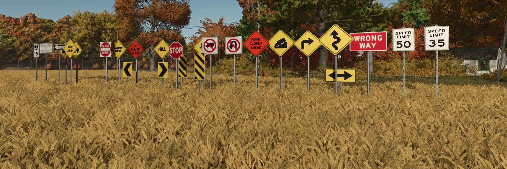Screenshot 2 for Placeable US Road Sign Pack #1
