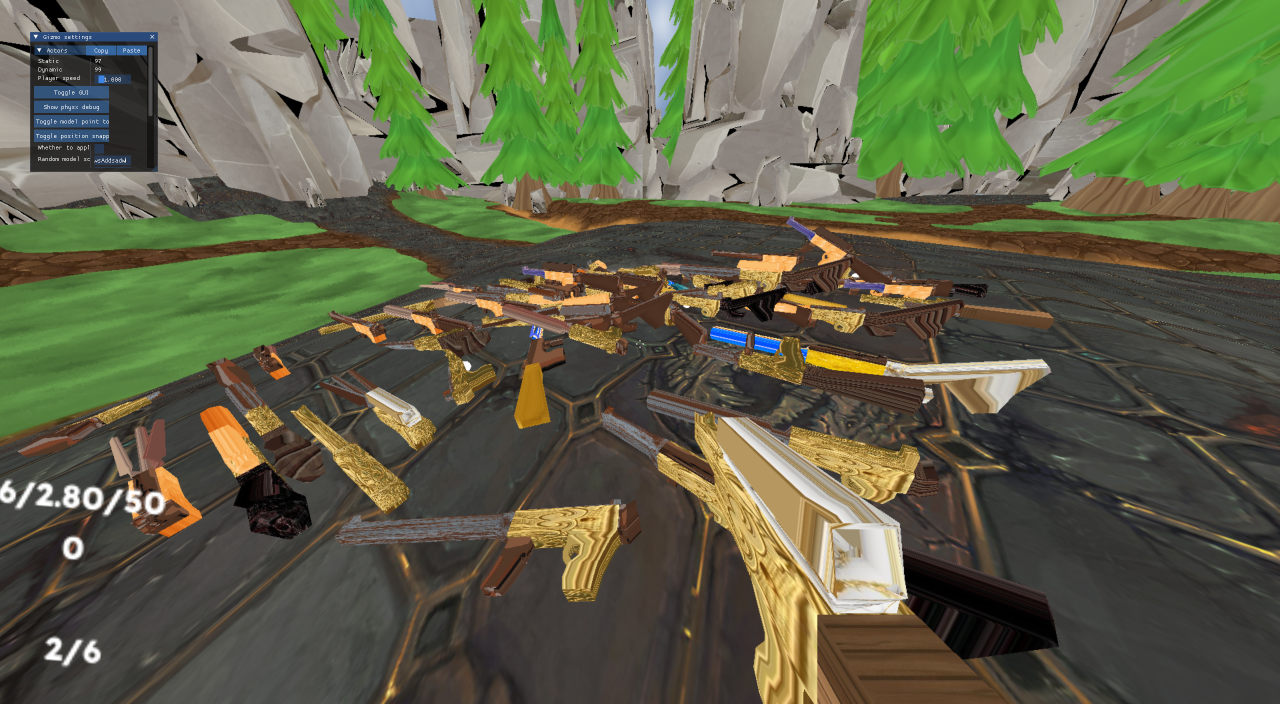shooter sandbox modular weapons by WanderlustInTheEnd