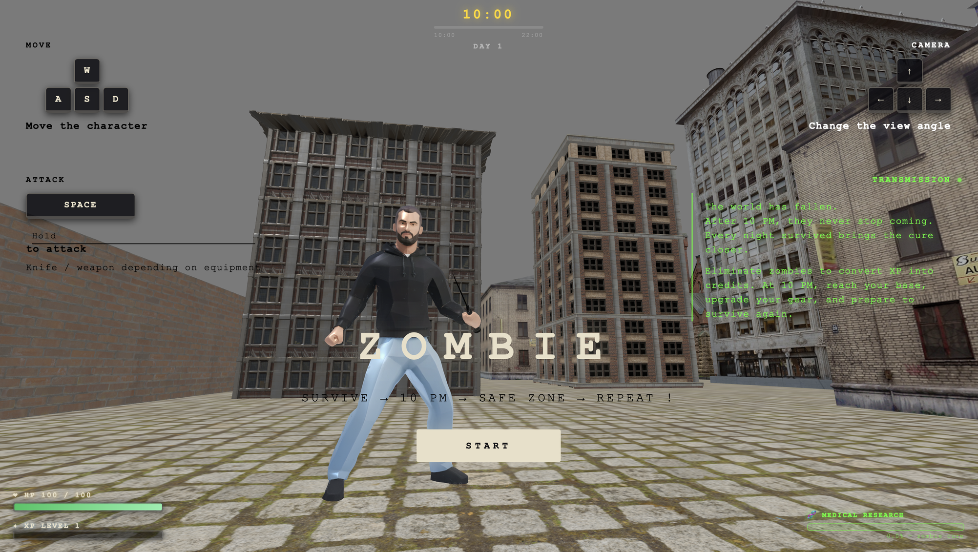 Screenshot 2 for ZOMBIE — Survive Until the Cure