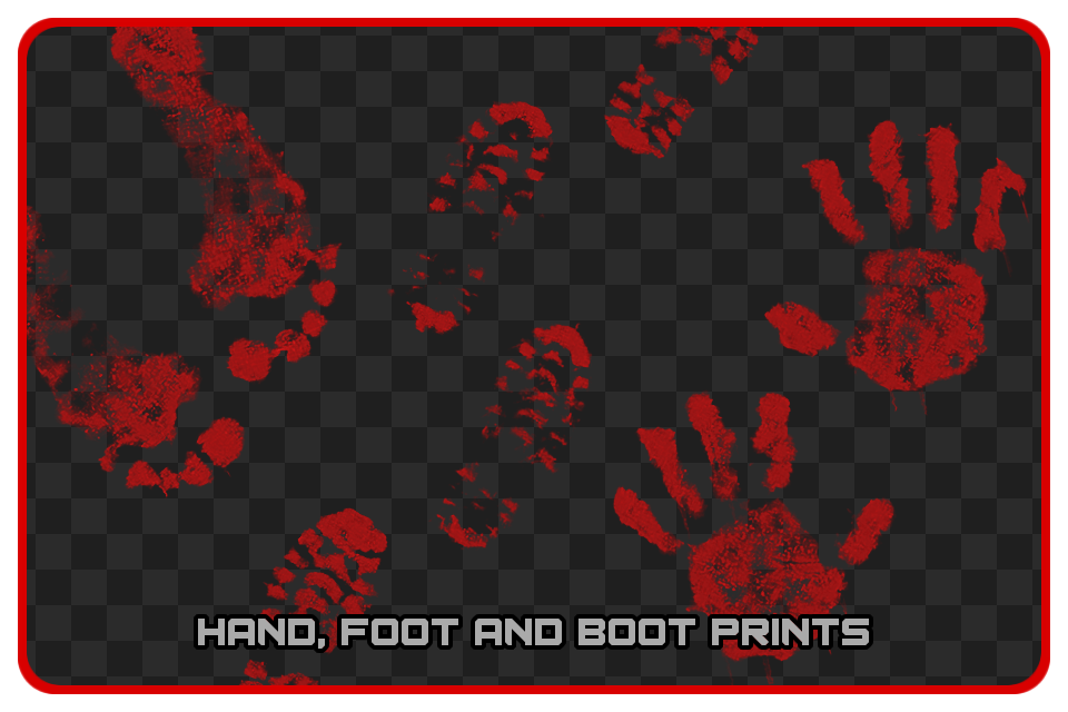 Blood Splatter Decal Pack by Strideh