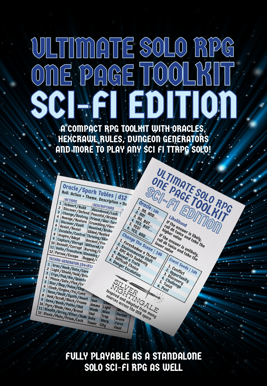 Screenshot 3 for Ultimate One-Page Solo RPG Toolkit: SCI-FI EDITION