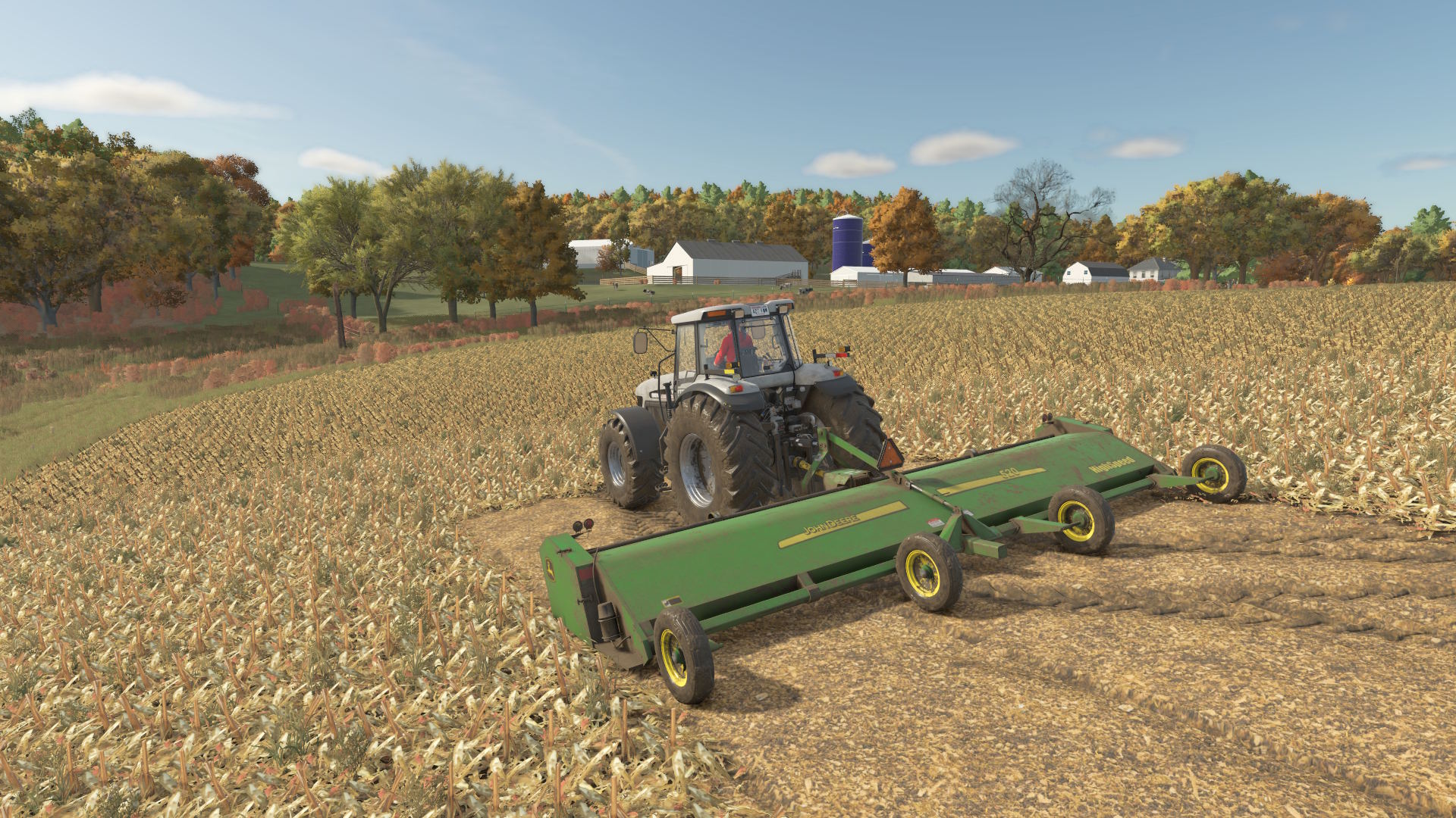 Screenshot 4 for FS25 John Deere 520 Flail Shredder (Mulcher)
