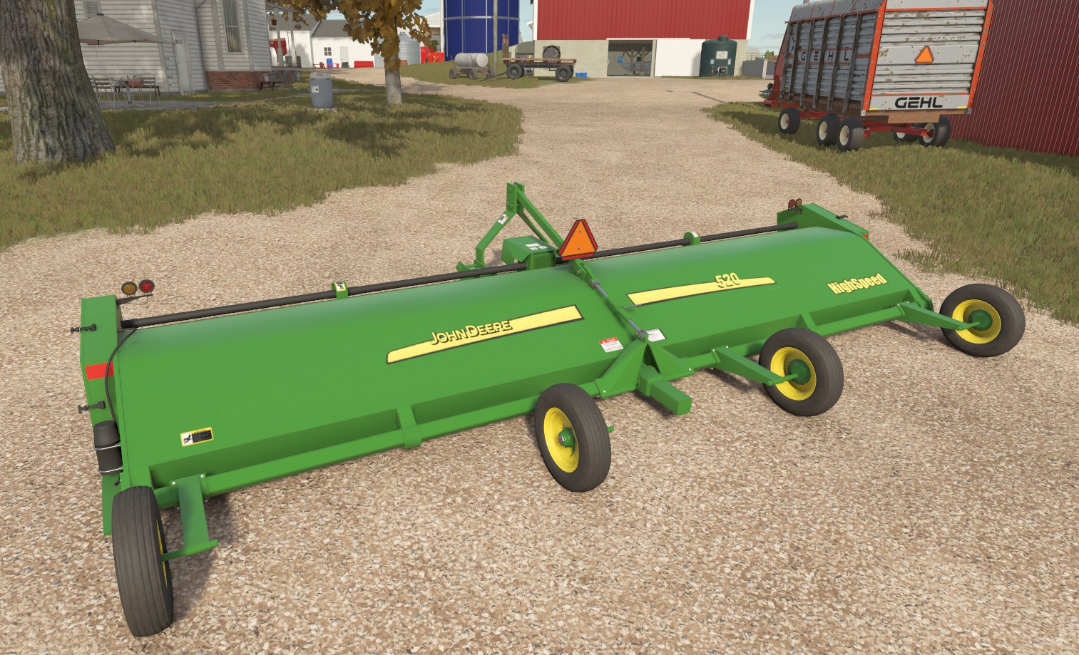 Screenshot 2 for FS25 John Deere 520 Flail Shredder (Mulcher)