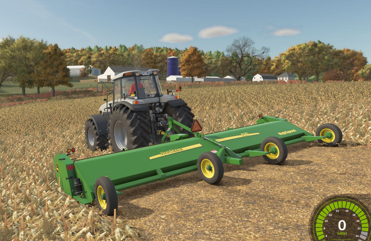 Screenshot 5 for FS25 John Deere 520 Flail Shredder (Mulcher)