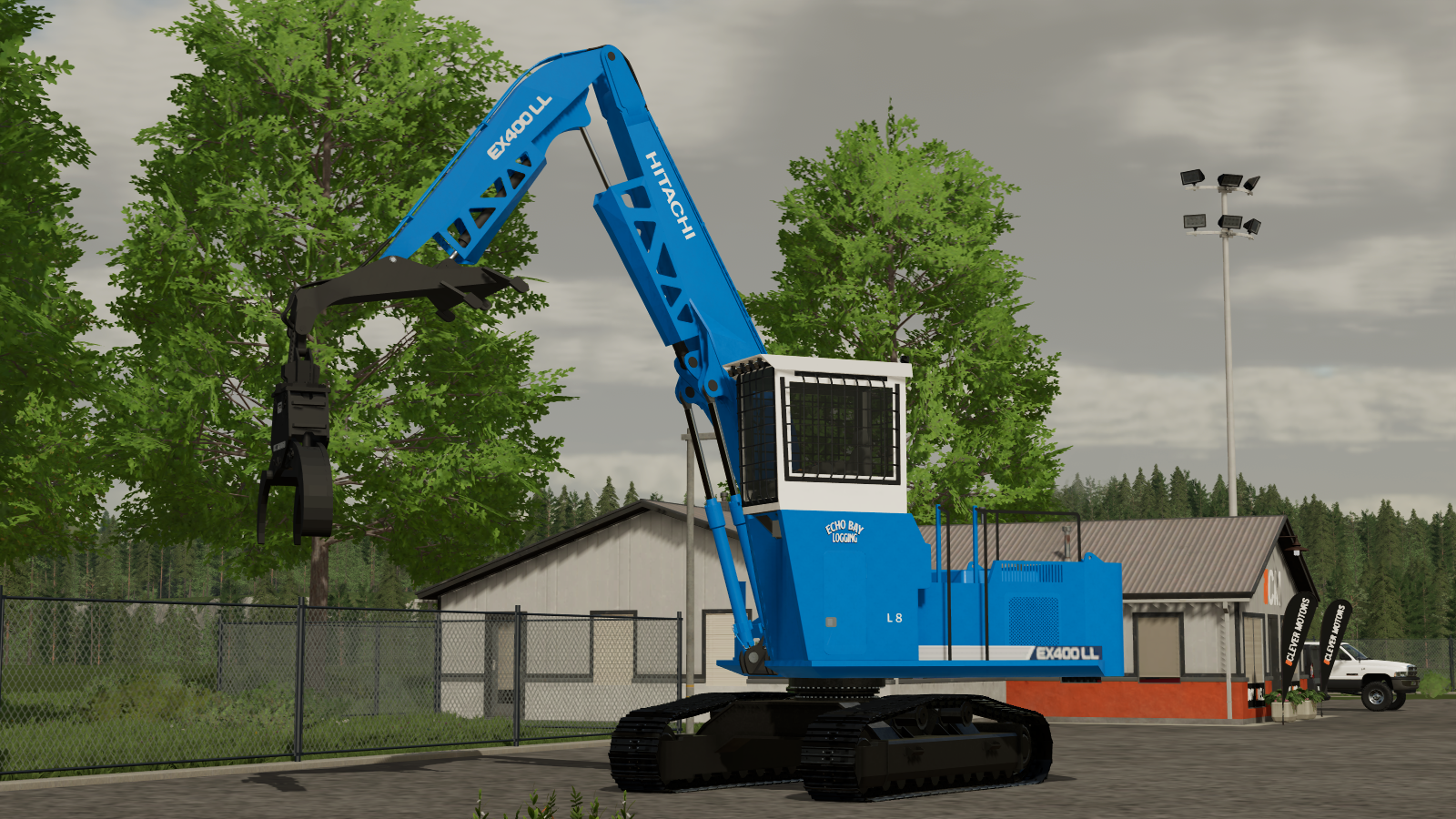 Screenshot 2 for FS22 Hitachi EX400/450/480LL Log Loaders